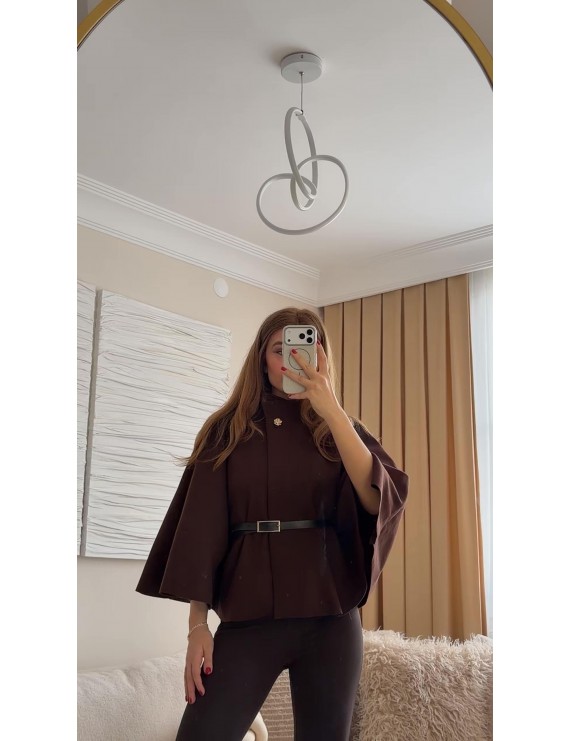 GOLD DÜĞME DETAYLI PANÇO 