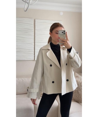 KISA ASTARLI TRENÇKOT 