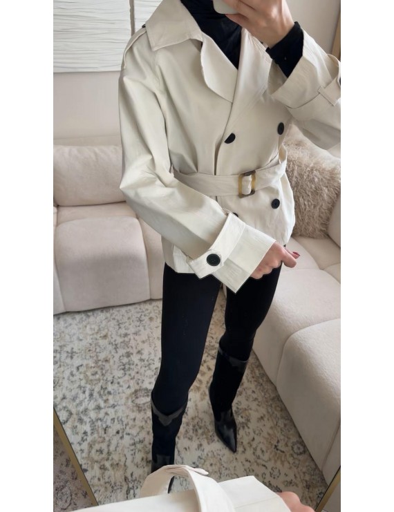 KISA ASTARLI TRENÇKOT 