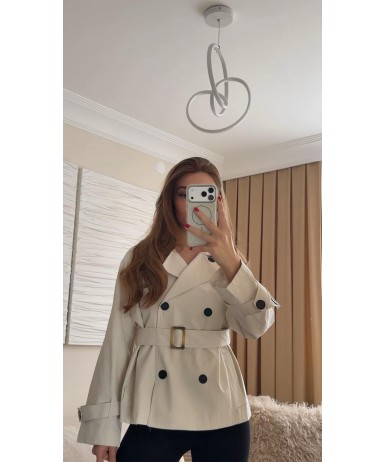 KISA ASTARLI TRENÇKOT 