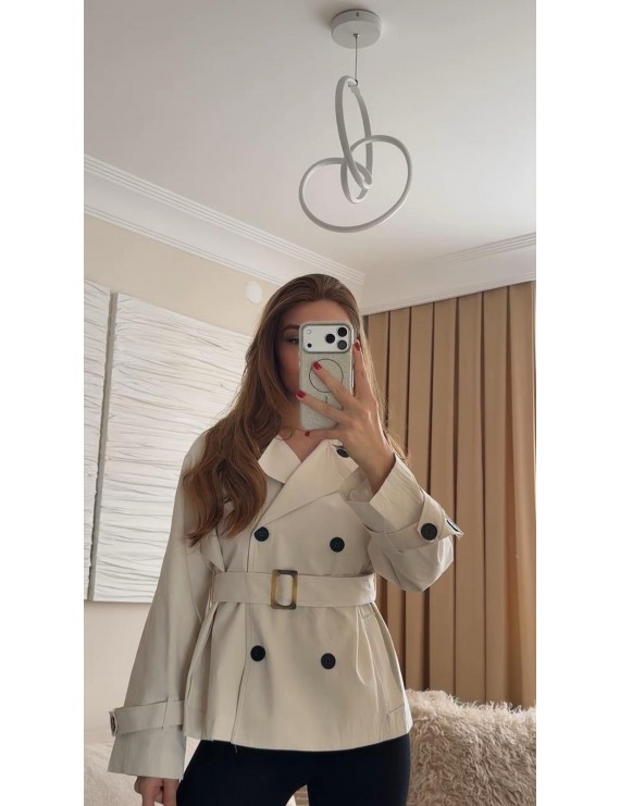 KISA ASTARLI TRENÇKOT 