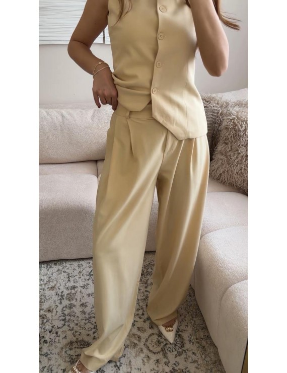MODERN DETAYLI PANTOLON YELEK TAKIM 