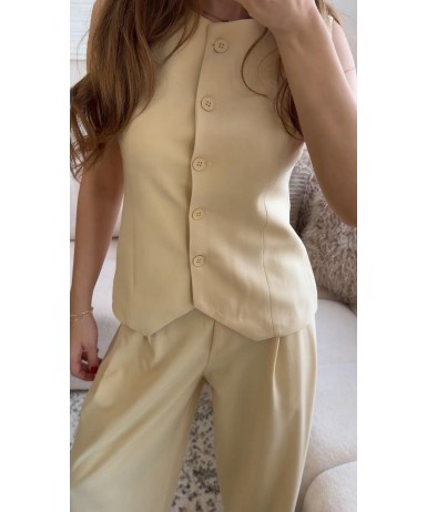 MODERN DETAYLI PANTOLON YELEK TAKIM 