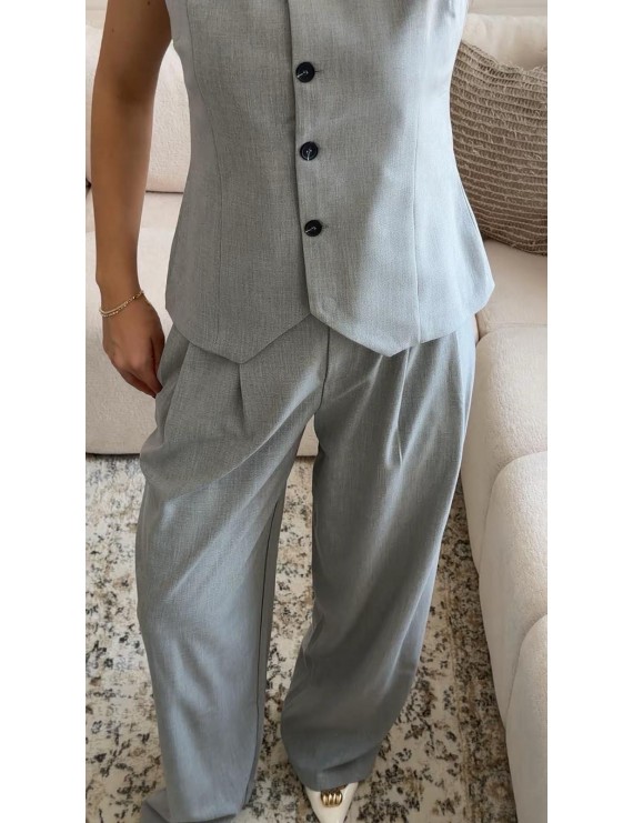 MODERN DETAYLI PANTOLON YELEK TAKIM 