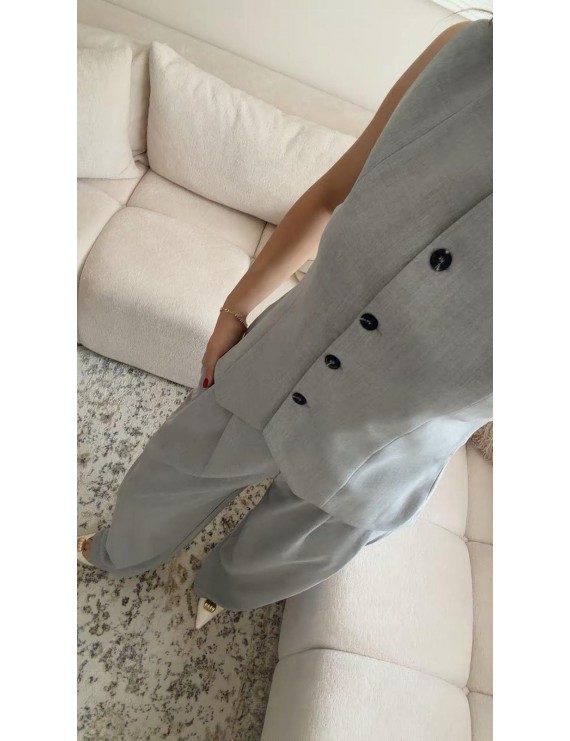 MODERN DETAYLI PANTOLON YELEK TAKIM 