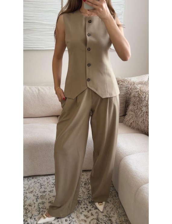 MODERN DETAYLI PANTOLON YELEK TAKIM 