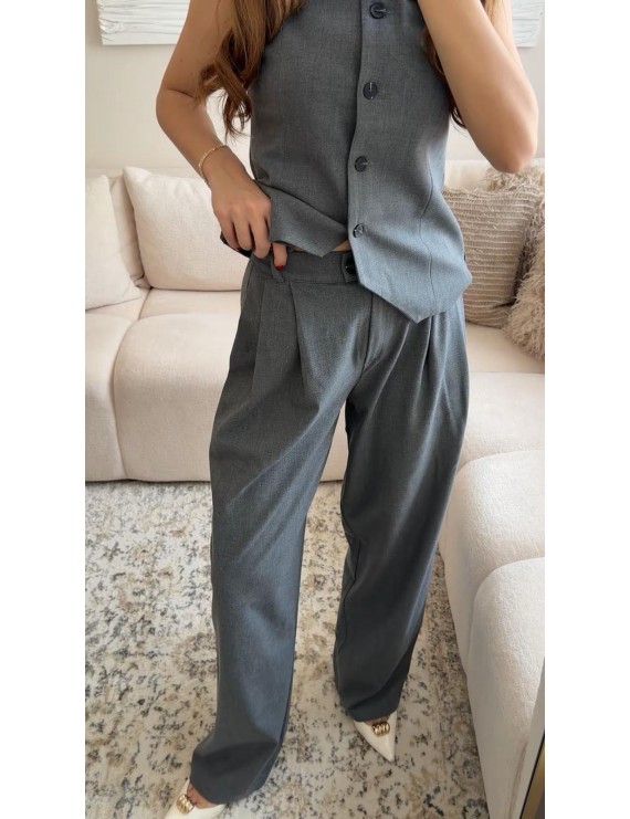 MODERN DETAYLI PANTOLON YELEK TAKIM 
