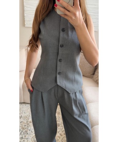 MODERN DETAYLI PANTOLON YELEK TAKIM 